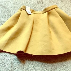 Tan Mini Skirt